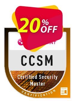 20% OFF Cybersecurity Boot Camp - CCSA-CCSE  Coupon code