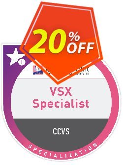 20% OFF VSX Specialist - CCVS  Coupon code