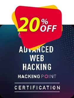 20% OFF Advanced Web Hacking Coupon code