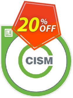 20% OFF CISM - Certified Information Security by ISACA  Coupon code