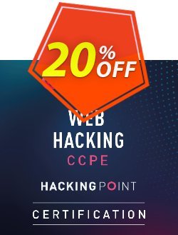 20% OFF Web Hacking Exam Coupon code