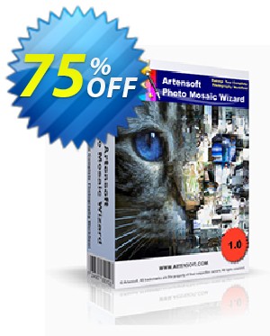 Artensoft Photo Mosaic Wizard-French Coupon, discount ARTENSOFT75EETEW. Promotion: