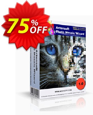 Artensoft Photo Mosaic Wizard-German Coupon, discount ARTENSOFT75EETEW. Promotion: