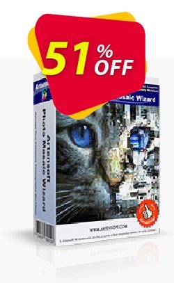 51% OFF Artensoft Photo Mosaic Wizard Coupon code