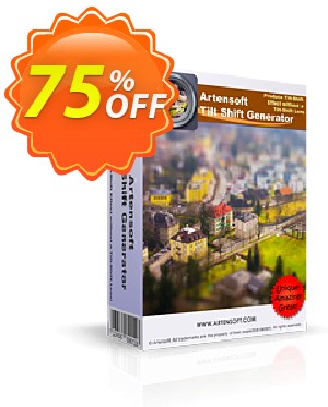 Artensoft Tilt Shift Generator Coupon, discount ARTENSOFT75EETEW. Promotion:
