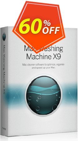 60% OFF Intego Mac Washing Machine X9 Coupon code