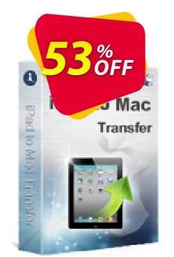 iStonsoft iPad to Mac Transfer Coupon, discount 60% off. Promotion: 