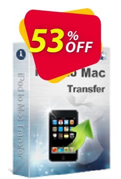 iStonsoft iPod to Mac Transfer Coupon, discount 60% off. Promotion: 