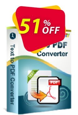 51% OFF iStonsoft Text to PDF Converter Coupon code