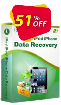 iStonsoft iPad/iPhone/iPod Data Recovery Coupon, discount 60% off. Promotion: 
