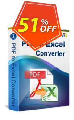 iStonsoft PDF to Excel Converter Coupon, discount 60% off. Promotion: 