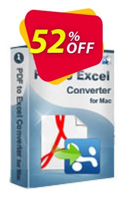 iStonsoft PDF to Excel Converter for Mac Coupon, discount 60% off. Promotion: 