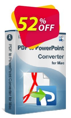 52% OFF iStonsoft PDF to PowerPoint Converter for Mac Coupon code