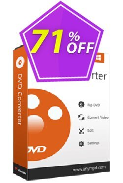 71% OFF AnyMP4 DVD Converter Lifetime Coupon code