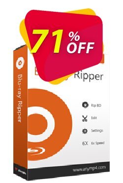 71% OFF AnyMP4 Blu-ray Ripper Lifetime Coupon code