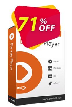 AnyMP4 Blu-ray Player - 1-year  Coupon discount AnyMP4 coupon Blu-ray Player 1-year (33555) - 