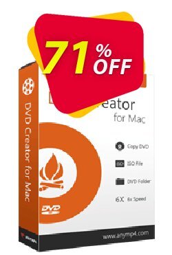 71% OFF AnyMP4 DVD Creator for Mac Lifetime Coupon code