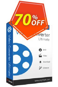 70% OFF AnyMP4 Video Converter Ultimate lifetime Coupon code