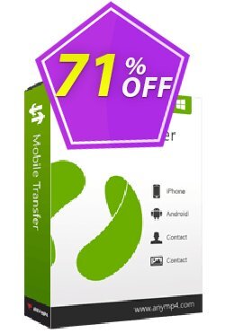 71% OFF AnyMP4 Mobile Transfer Lifetime Coupon code