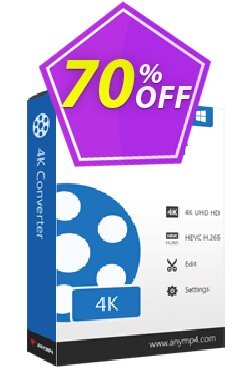 70% OFF AnyMP4 4K Converter Lifetime Coupon code