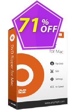 AnyMP4 DVD Ripper for Mac staggering sales code 2022