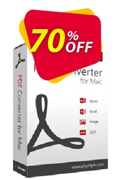 AnyMP4 PDF Converter for Mac Lifetime Coupon discount AnyMP4 coupon (33555) - 