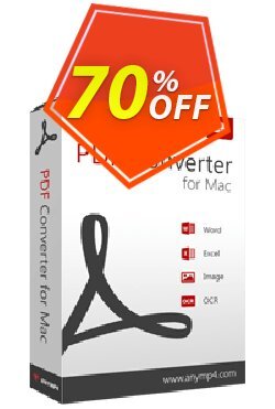 70% OFF AnyMP4 PDF Converter for Mac Lifetime Coupon code