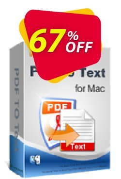 iPubsoft PDF to Text Converter for Mac Coupon, discount 65% disocunt. Promotion: 