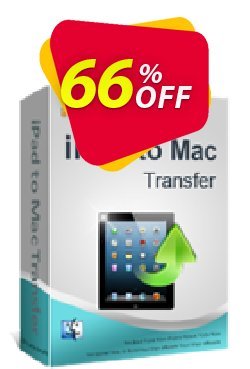 iPubsoft iPad to Mac Transfer Coupon, discount 65% disocunt. Promotion: 