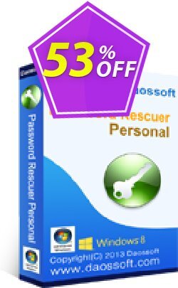 Daossoft Password Rescuer Personal Coupon discount 40% daossoft (36100) - 40% daossoft (36100)