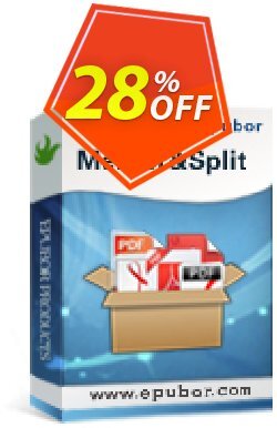 28% OFF Epubor PDF Merger & PDF Splitter Coupon code