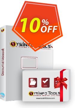 SysInfoTools Exchange BKF Recovery Coupon, discount SYSINFODISCOUNT. Promotion: Coupon code for SysInfo tools software