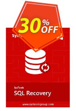 30% OFF SysTools SQL Recovery Coupon code