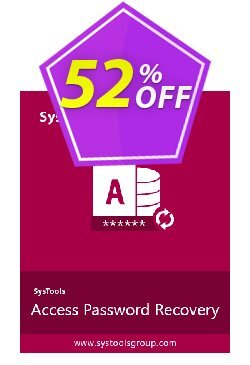 52% OFF SysTools Access Password Recovery Coupon code