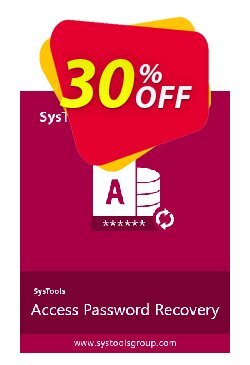 30% OFF SysTools Access Password Recovery - Business Coupon code