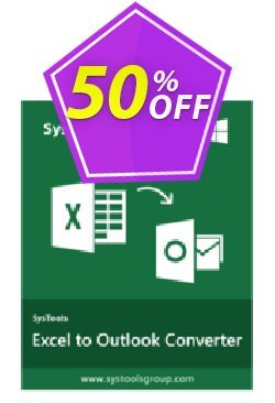 50% OFF SysTools Excel to Outlook Coupon code