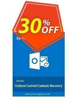 30% OFF SysTools Outlook Cached Contacts Recovery Coupon code