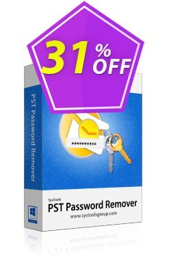 31% OFF SysTools PST Password Remover Coupon code