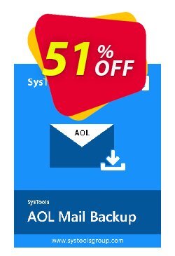 51% OFF SysTools Mac AOL Backup Coupon code