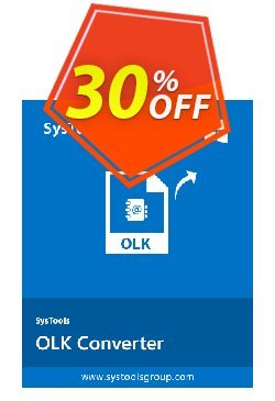 30% OFF SysTools OLK Converter Coupon code