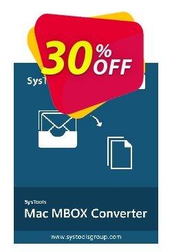 30% OFF SysTools Mac MBOX Converter Coupon code