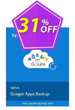 SysTools Google Apps Backup Coupon discount SysTools Google Apps Backup wonderful offer code 2024 - wonderful offer code of SysTools Google Apps Backup 2024