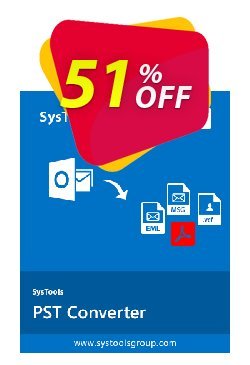 51% OFF SysTools Mac PST Converter Coupon code