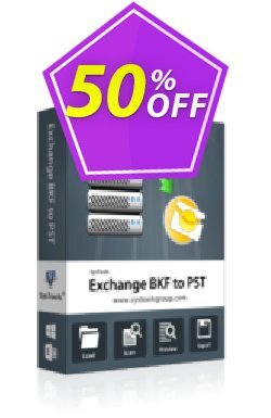 50% OFF SysTools Exchange BKF to PST Coupon code