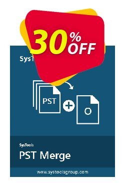 30% OFF SysTools PST Merge - Business License Coupon code