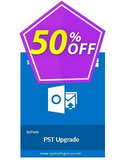 50% OFF SysTools PST Upgrade - Enterprise  Coupon code