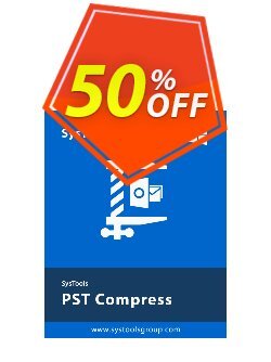 50% OFF SysTools PST Compress Coupon code