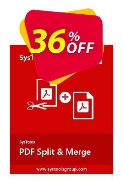 36% OFF Special Offer - SysTools PDF Split & Merge Coupon code