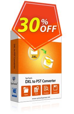 30% OFF SysTools DXL Converter Coupon code