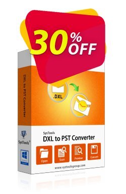 30% OFF SysTools DXL Converter Coupon code